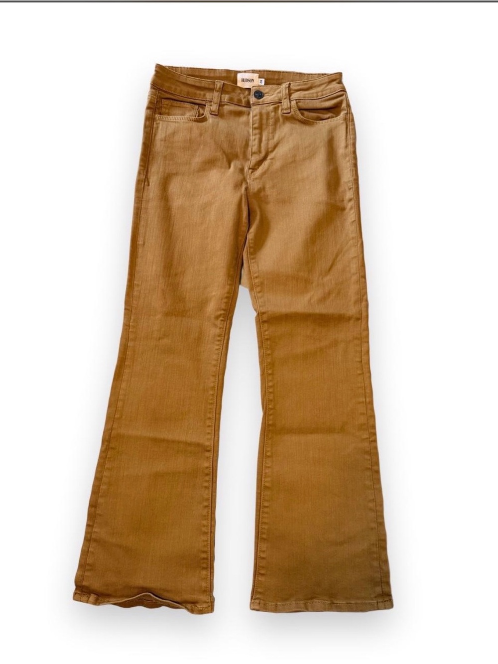 HUDSON Blair High Rise Bootcut Crop Jeans – Camel/Tan – Size 28